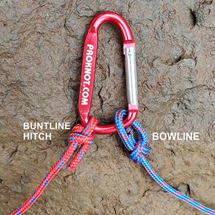 Knot Tying Kit | Pro-Knot Best Rope Knot Cards, two practice cords and a carabiner by Pro-Knot - Image 5