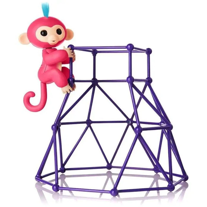 WowWee Fingerlings Jungle Gym Playset + Interactive Baby Monkey Aimee - Pin by WowWee - Image 2