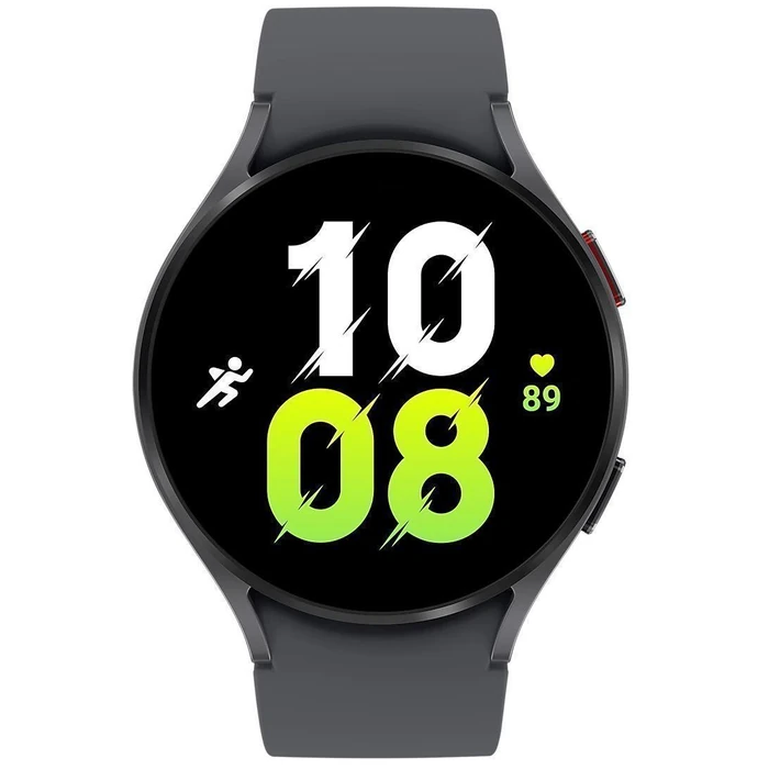 Samsung Galaxy Watch5 (Bluetooth) - 16GB - 44mm - Sapphire Aluminum Case with Graphite Fluoroelastomer Sport Band by Samsung - Refurbished - Good condition