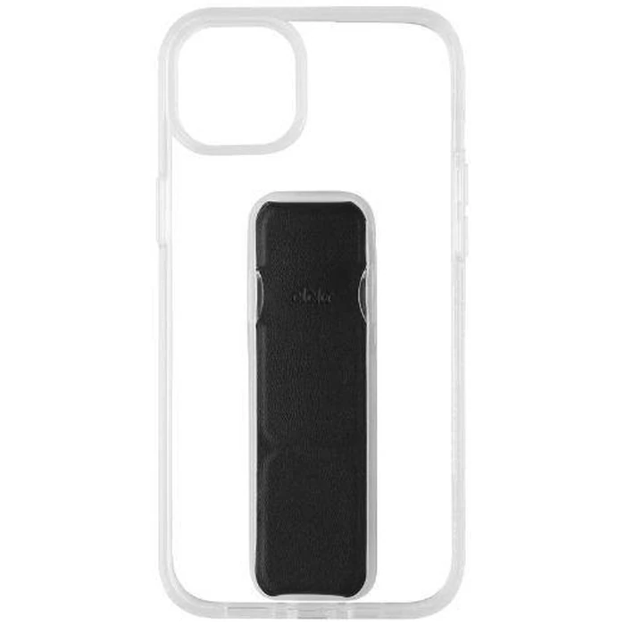 CLCKR Stand & Grip Phone Case for iPhone 14 Plus - Clear/Black by CLCKR - Refurbished - Brand New condition