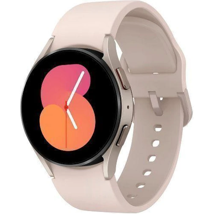 Samsung Galaxy Watch5 (Bluetooth + LTE) - 16GB - 40mm - Pink Gold Aluminum Case with Pink Fluoroelastomer Sport Band by Samsung - Image 2