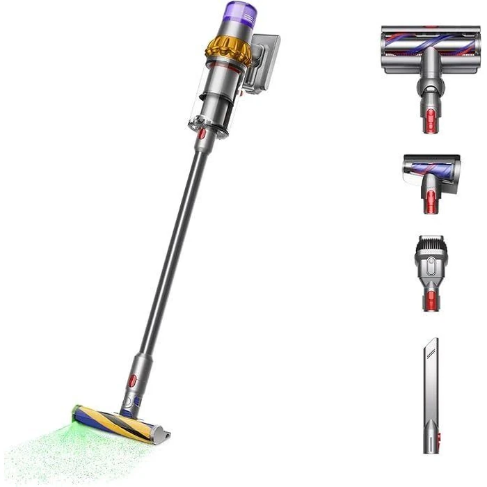 Dyson V15 Detect Total Clean Vacuum Cleaner - Yellow/Nickel by Dyson - Refurbished - Excellent condition - US$368.49