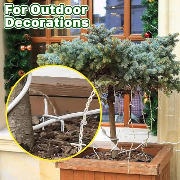 Petgrow 6 Inch Garden Stakes Galvanized Landscape Staples,U-Type Turf Staples for Artificial Grass, Rust Proof Sod Pins Stakes for Securing Fences Weed Barrier,Outdoor Wires Cords Tents Tarps,100 by Petgrow - Image 9