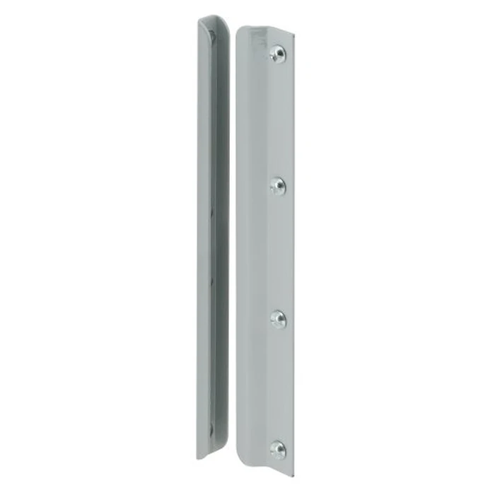 Prime-Line U 9513 12 in. Gray Painted Steel Constructed Latch Shield, for Swing-in Doors (Single Pack) by Prime-Line - Used - Very Good condition