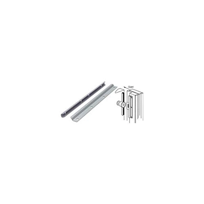 Prime-Line U 9513 12 in. Gray Painted Steel Constructed Latch Shield, for Swing-in Doors (Single Pack) by Prime-Line - Image 5