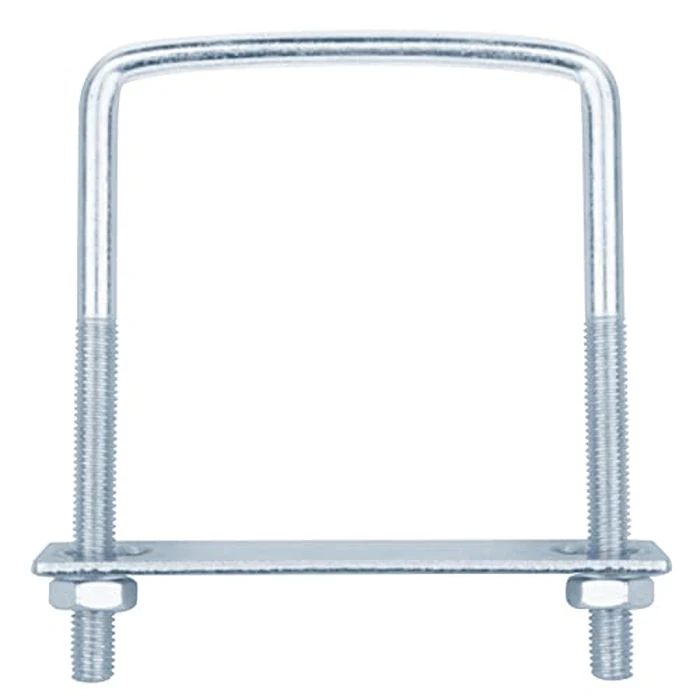 YIDU69Q 6 PCS 4 Inch Wide Square U-Bolts for Trailer, 3/8" x 4" x 5-1/2", Electro-Galvanized Steel by YIDU69Q - Image 3