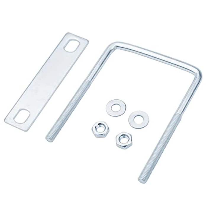 YIDU69Q 6 PCS 4 Inch Wide Square U-Bolts for Trailer, 3/8" x 4" x 5-1/2", Electro-Galvanized Steel by YIDU69Q - Image 4
