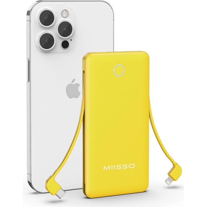 Miisso 10K95 10000mAh Power Bank - Yellow by Miisso - Refurbished - Premium condition - US$30.98