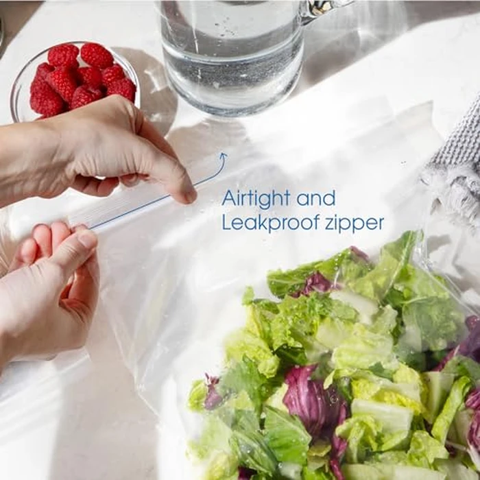 Spartan Industrial - 3” X 6” (1000 Count) 2 Mil Clear Reclosable Zip Plastic Poly Bags with Resealable Lock Seal Zipper by Spartan Industrial - Image 3