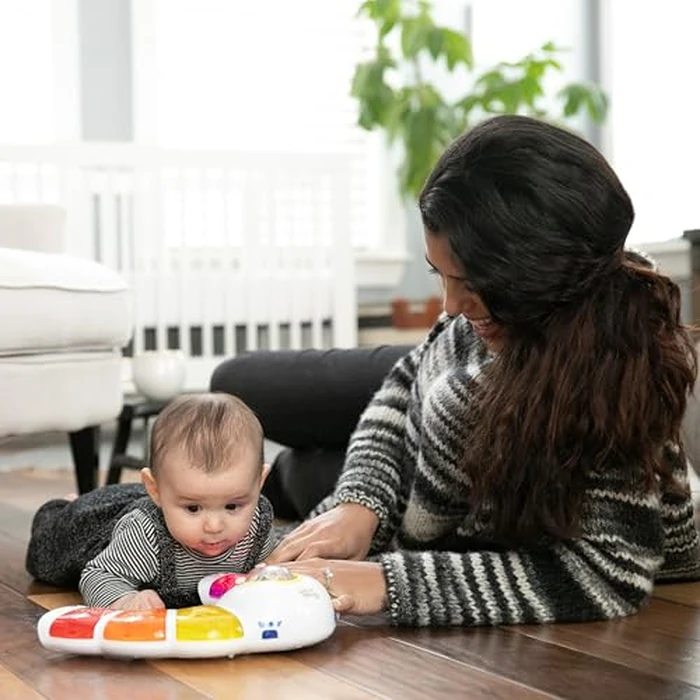 Baby Einstein Glow & Discover Light Bar Musical Toy, Activity Station, Sitting Up and Tummy Time Toy, Color and Animal Learning Toy, Infant Ages 3 Months+ by Baby Einstein - Image 7