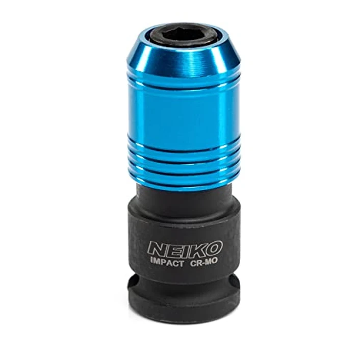 NEIKO 30285A Impact Wrench Adapter, 3/8" Drive Female to 1/4" Hex Converter, Quick Release, Quick Change Chuck, Square to Hex Bit Adapter, Impact Drill Adapter, Cr-Mo Steel Ratchet Wrenches Drivers by NEIKO - Used - Like New condition - US$11.07