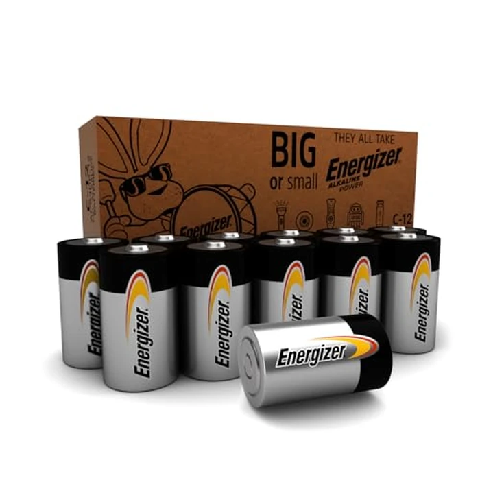 Energizer Alkaline Power C Batteries (12 Pack), Long-Lasting Alkaline C Cell Batteries by Energizer - Image 2