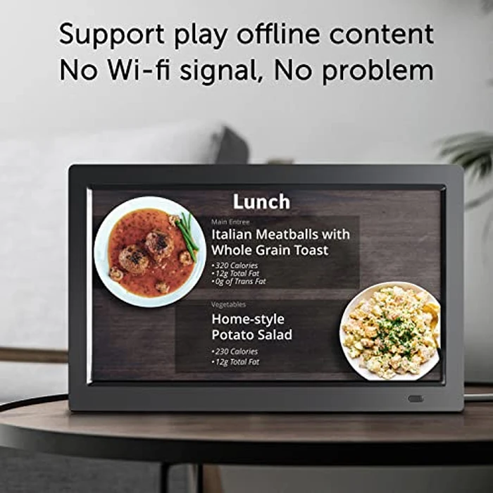 CPF1503 14" Wall-Hanging Commercial Digital Signage; Promote Company, Product, Service, or Organization with Images, Music, and Videos by SUNGALE - Image 6