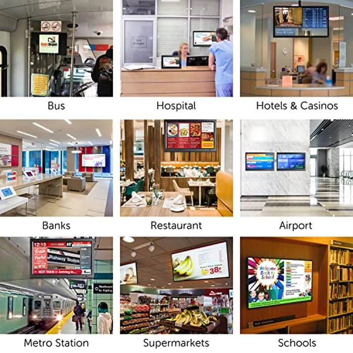 CPF1503 14" Wall-Hanging Commercial Digital Signage; Promote Company, Product, Service, or Organization with Images, Music, and Videos by SUNGALE - Image 7