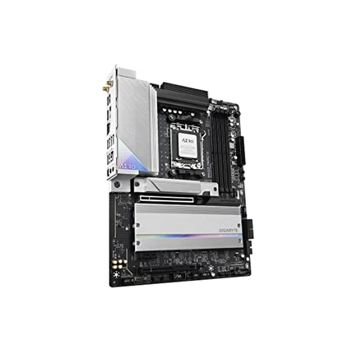 GIGABYTE B650 AERO G AMD AM5 ATX Motherboard, Support Ryzen 9000/8000/7000 Series, DDR5, Twin 16 Power Phase, DDR5, PCIe 5.0 M.2, USB-C 3.2 Gen 2, WIFI6E, 2.5GbE, EZ-Latch, Q-Flash, VisionLINK by GIGABYTE - Image 3