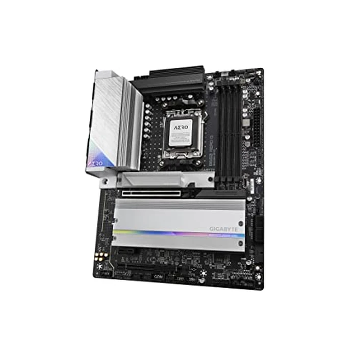 GIGABYTE B650 AERO G AMD AM5 ATX Motherboard, Support Ryzen 9000/8000/7000 Series, DDR5, Twin 16 Power Phase, DDR5, PCIe 5.0 M.2, USB-C 3.2 Gen 2, WIFI6E, 2.5GbE, EZ-Latch, Q-Flash, VisionLINK by GIGABYTE - Image 4