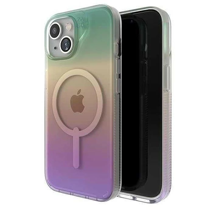 Zagg Milan Snap with MagSafe Phone Case for iPhone 15 Plus - Iridescent by Zagg - Refurbished - Brand New condition