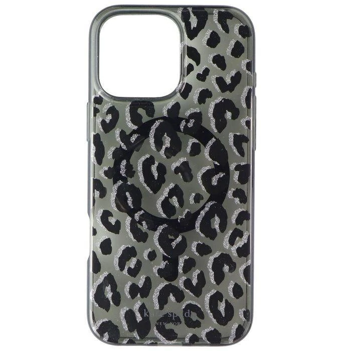 Kate Spade Phone Case with MagSafe for iPhone 16 Pro Max - Black Leopard by Kate Spade - Image 2