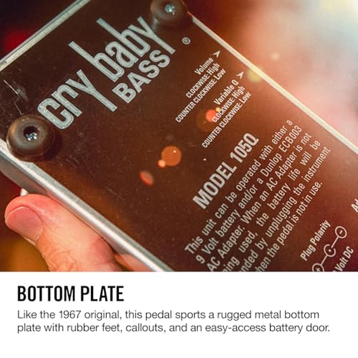 Jim Dunlop 105Q Cry Baby Bass Wah by Dunlop - Image 9