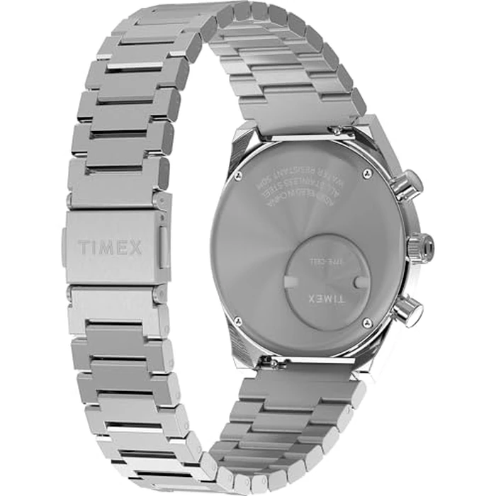 Q Timex(R) Men's Falcon Eye Chronograph 40mm Stainless Steel Bracelet Watch by Timex - Image 5
