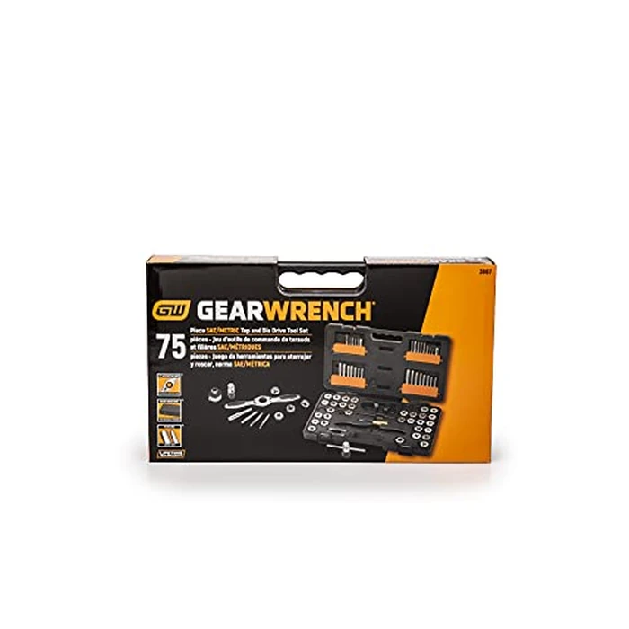 GEARWRENCH 77 Piece SAE/Metric Ratcheting Tap and Die Set -3887 by GEARWRENCH - Image 5