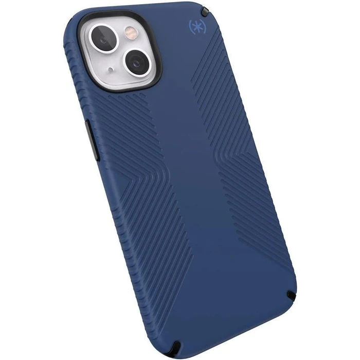 Speck Presidio2 Grip MagSafe Phone Case for iPhone 14 Plus - Coastal Blue/Black/White by Speck - Refurbished - Brand New condition - US$12.49