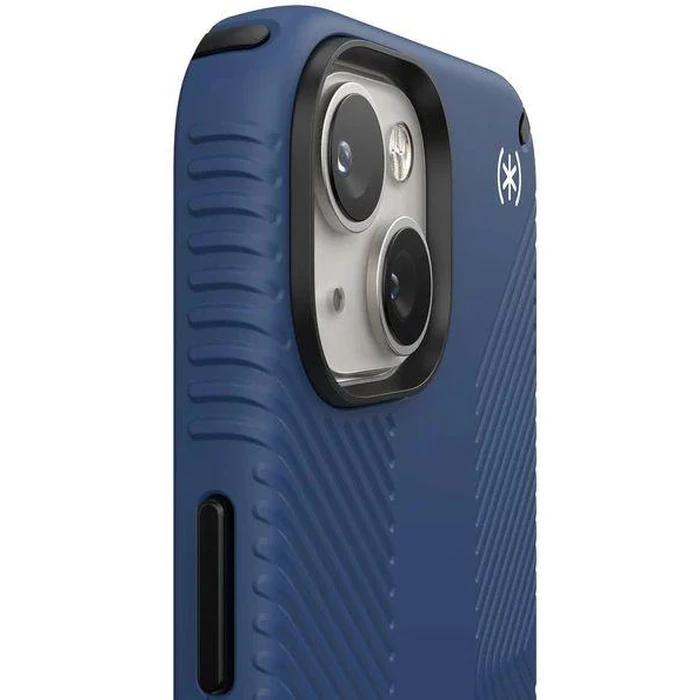 Speck Presidio2 Grip MagSafe Phone Case for iPhone 14 Plus - Coastal Blue/Black/White by Speck - Image 4