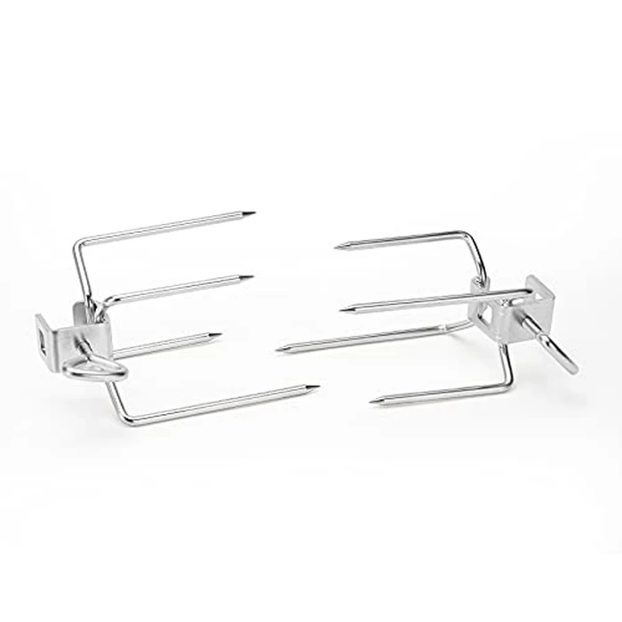 onlyfire Stainless Steel BBQ Rotisserie Kit for Weber Genesis 310/330(Year Under 2016), Spirit 310/330 Series Gas Grills - 3/8" Square Spit Rod by onlyfire - Image 5