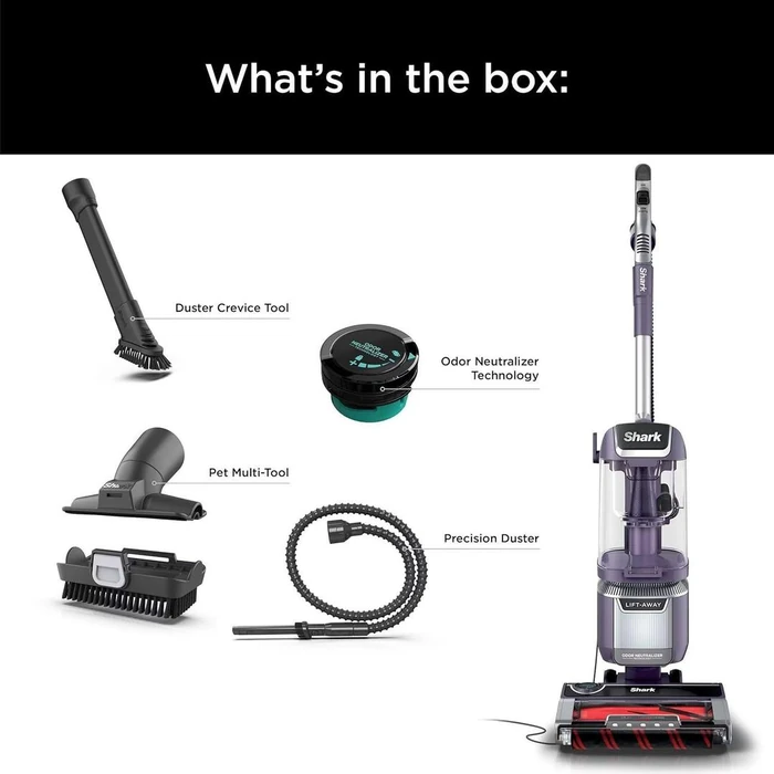 Shark LA701 Rotator Pet Lift-Away ADV Upright Vacuum Cleaner - Purple by Shark - Image 9