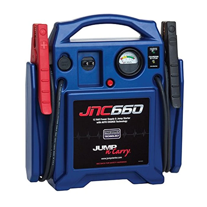 Clore Automotive Jump-N-Carry JNC660 1700 Peak Amp 12 Volt Jump Starter , Blue by Clore Automotive - Used - Like New condition