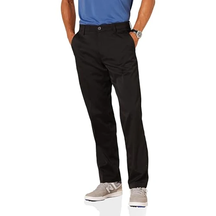 Amazon Essentials Men's Classic-Fit Stretch Golf Pant (Available in Big & Tall), Black, 34W x 29L by Amazon Essentials - Used - Like New condition