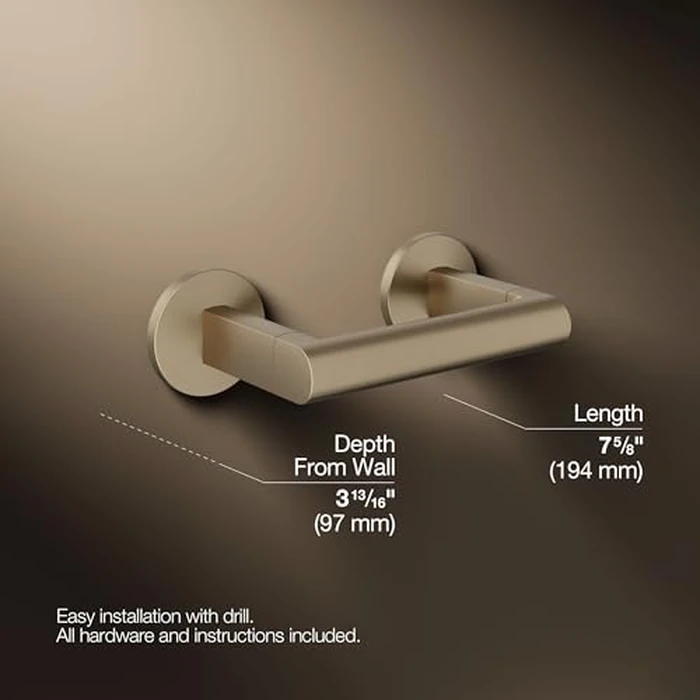 KOHLER K-78382-BV Components(TM) PIVOTING Tissue Assembly, Vibrant Brushed Bronze by Kohler - Image 3