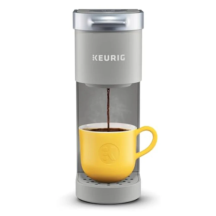 Keurig K-Mini Single Serve K-Cup Pod Coffee Maker, 6 to 12oz Brew size, with Cord Storage, Perfect for Small Spaces, Studio Gray by Keurig - Used - Like New condition - US$35.49
