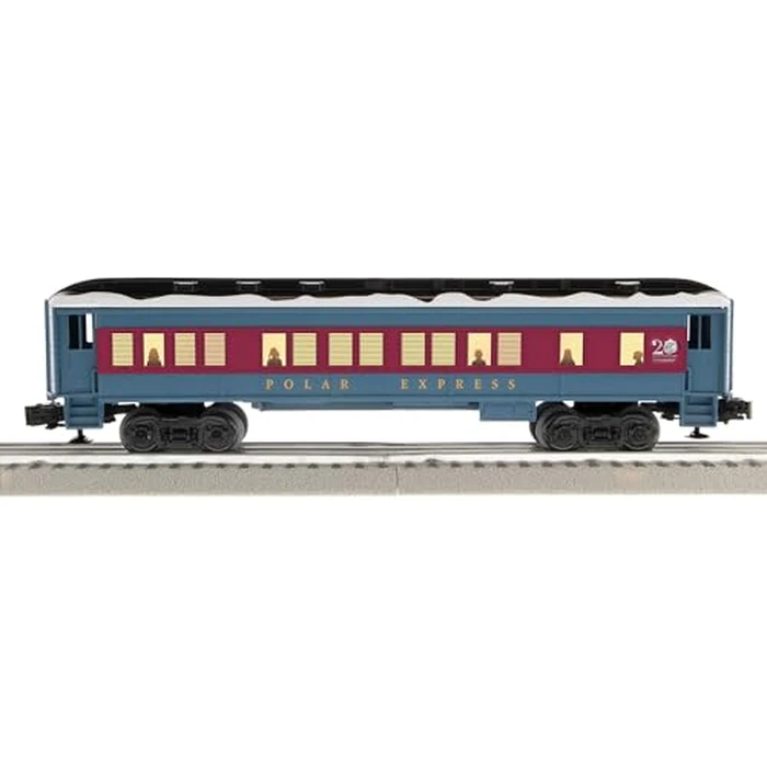 Lionel The Polar Express 20th Anniversary O Gauge Model Train Coach Car with White Roof by Lionel - Image 4