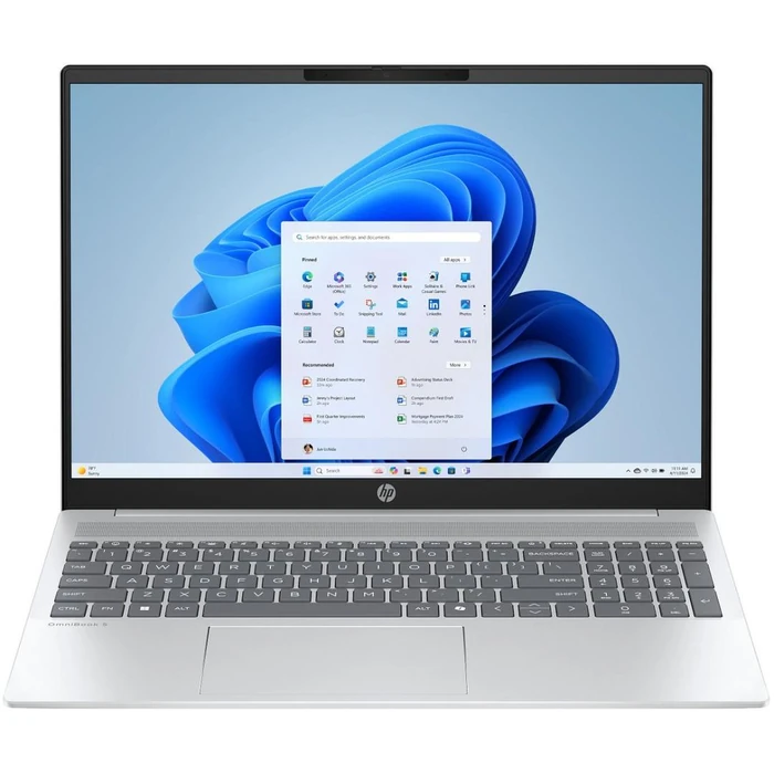 HP OmniBook 5 16-af1037nr AI Laptop 16" - Glacier Silver - Intel Core Ultra 7 255U 2.0GHz - 16GB RAM - 512GB by HP - Refurbished - Excellent condition