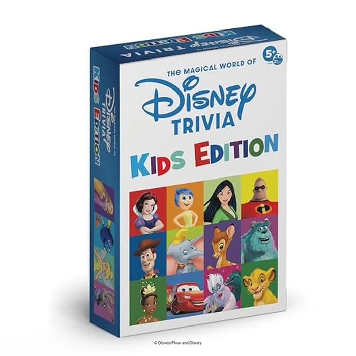 The Magical World of Kids Disney Trivia Games - Board Games for Family Night, Family Games, Multi-Player Board Game, Family Board Game, Travel Games, Disney Game, Ages 5+ by PlayMonster - Used - Very Good condition