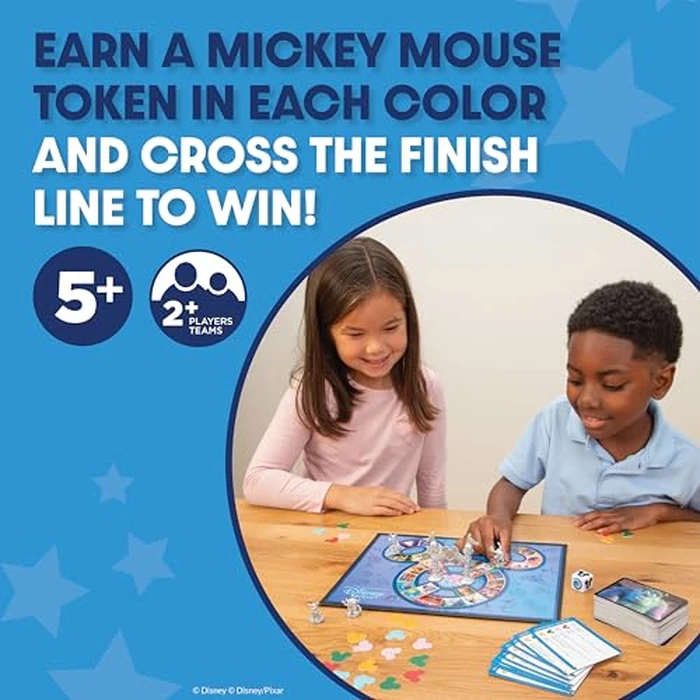 The Magical World of Kids Disney Trivia Games - Board Games for Family Night, Family Games, Multi-Player Board Game, Family Board Game, Travel Games, Disney Game, Ages 5+ by PlayMonster - Image 3