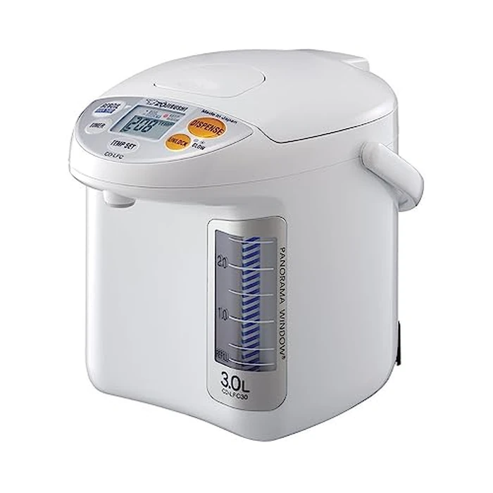 Zojirushi CD-LFC30 Panorama Window Micom Water Boiler and Warmer, 101 oz/3.0 L, White by Zojirushi - Used - Very Good condition - US$143.05