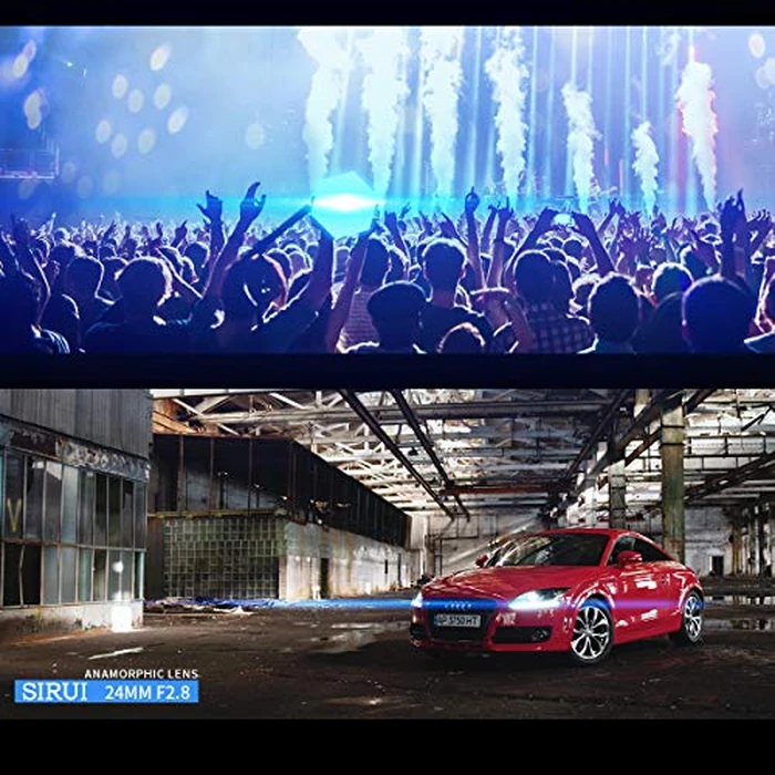 SIRUI 24mm Anamorphic Lens F2.8 1.33X APS-C Camera Lens for E Mount, Blue Flare by Sirui - Image 6