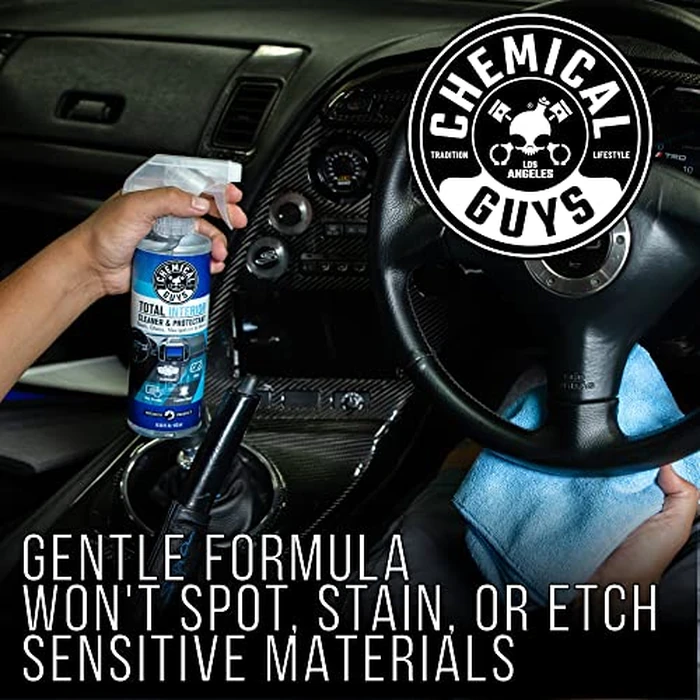 Chemical Guys Total Interior Cleaner & Protectant - Chemical Guys Interior Cleaner, Cleans & Protects Leather, Vinyl, Plastic, Rubber, Glass with a Streak-Free Finish - 16 Fl Oz (Pack of 2) by Chemical Guys - Image 6