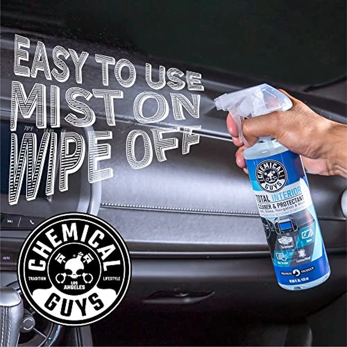 Chemical Guys Total Interior Cleaner & Protectant - Chemical Guys Interior Cleaner, Cleans & Protects Leather, Vinyl, Plastic, Rubber, Glass with a Streak-Free Finish - 16 Fl Oz (Pack of 2) by Chemical Guys - Image 9