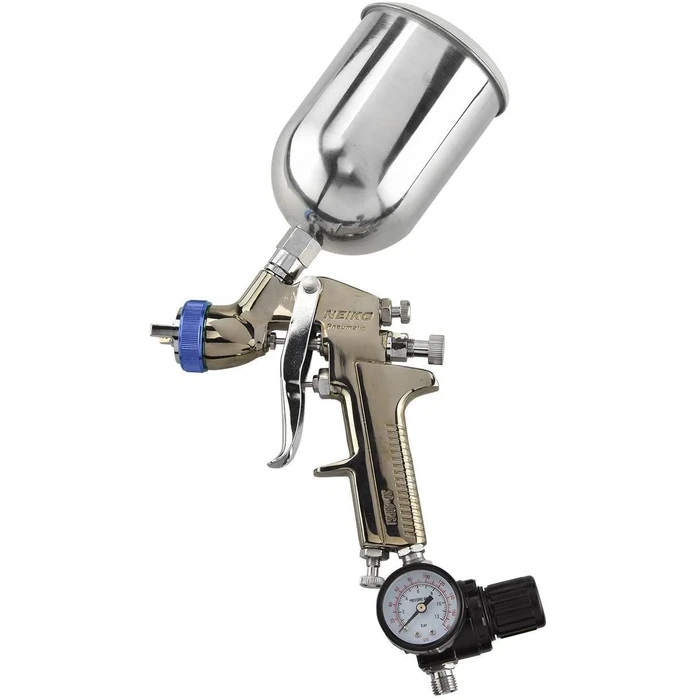 NEIKO 31213A Air Spray Paint Gun, HVLP with Gravity Feed, 1.3 MM Nozzle, 600 CC Capacity, Spray Gun Paint Sprayer for Walls, Automotive, Home Improvement by NEIKO - Used - Like New condition - US$31.96