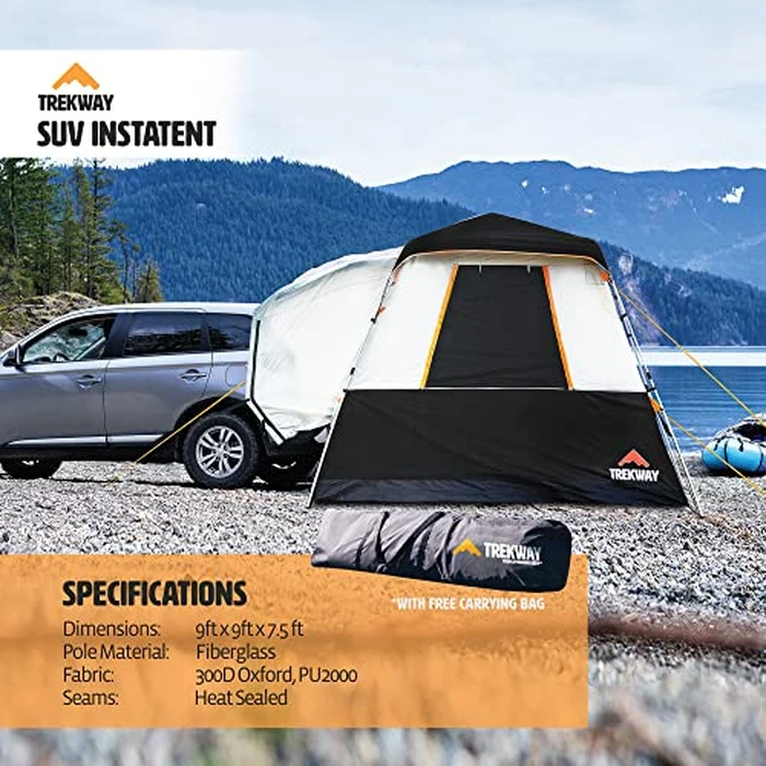 Offroading Gear Waterproof SUV Instant Popup Camping Tent| 9' x 9' | Sleeps Up to 7 People | for SUV |Crossover | Minivan by Offroading Gear - Image 4