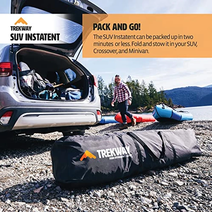 Offroading Gear Waterproof SUV Instant Popup Camping Tent| 9' x 9' | Sleeps Up to 7 People | for SUV |Crossover | Minivan by Offroading Gear - Image 9