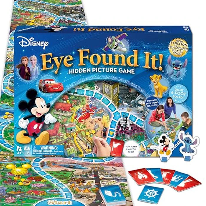Ravensburger Disney Eye Found It - Hidden Picture Search Board Game - Learning Fun with Disney Favorites - Ages 4+ MESH Accredited by Ravensburger - Used - Like New condition - US$16.23