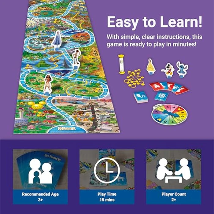 Ravensburger Disney Eye Found It - Hidden Picture Search Board Game - Learning Fun with Disney Favorites - Ages 4+ MESH Accredited by Ravensburger - Image 3