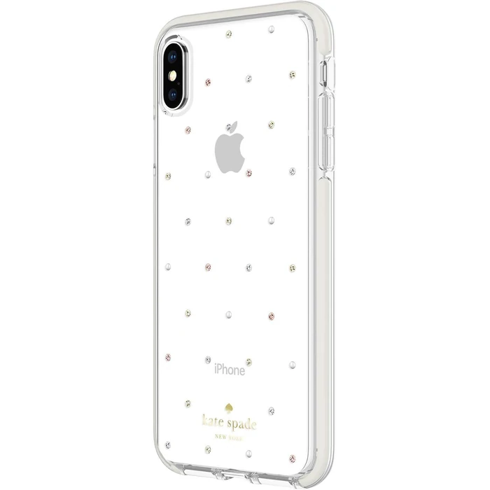 Kate Spade Defensive Phone Case for iPhone XS Max - Pin Dot Gems (Clear) by Kate Spade - Image 3