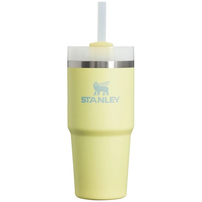 Stanley Quencher H2.0 Tumbler with Straw 14 oz | Flowstate 3-Position Lid | Cup Holder Compatible for Travel | Insulated Stainless Steel Cup | BPA-Free | Pomelo by STANLEY - Image 1