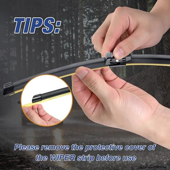 ICEXSNOW 3 Wipers 26"+18"+11" Windshield Wiper Blades Replacement for Volkswagen VW Golf 2021-2015 e-Golf 2021-2015 GTI 2021-2015 Original Factory Quality Windshield Wiper Blades(Pack of 3) Top Lock by icexsnow - Image 8
