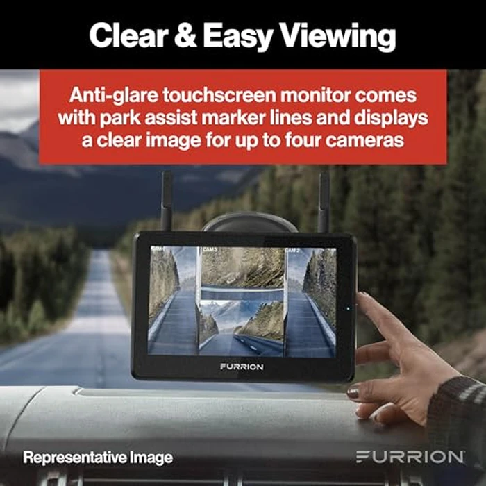 Furrion Vision S+ RV Observation System with 7" Monitor, Sharkfin, Infrared Night Vision, Live Streaming, Wide Viewing Angle - FOS7HTASF by Furrion - Image 8